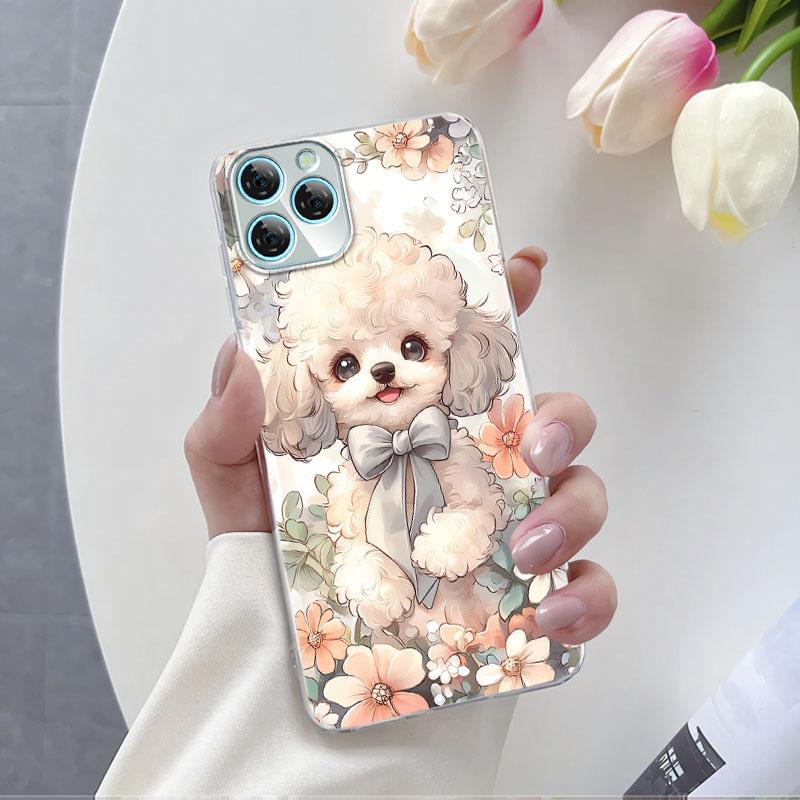 Для Blackview A95 A85 A80S A100 Чехол Роскошный Чехол для Телефона Для Blackview A200 Pro A80 Цветок Прозрачный Мягкий Силикон Защитная Крышка