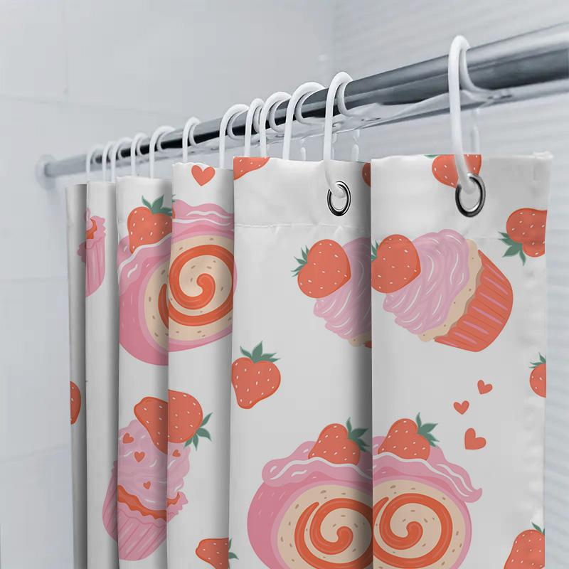 Polyester Bath Shower Curtain Waterproof Kitchen Bathroom Decor