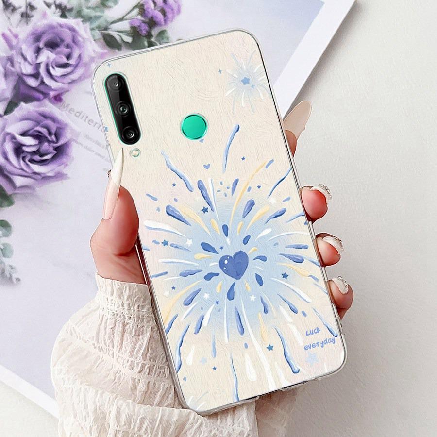 Для Huawei Y6P Чехол MED-LX9 Мягкий Силикон ТПУ Задняя Крышка Для Huawei Y7p 2020 ART-L29 Чехлы Для Телефона Huawei P40 lite E Чехол Оболочка