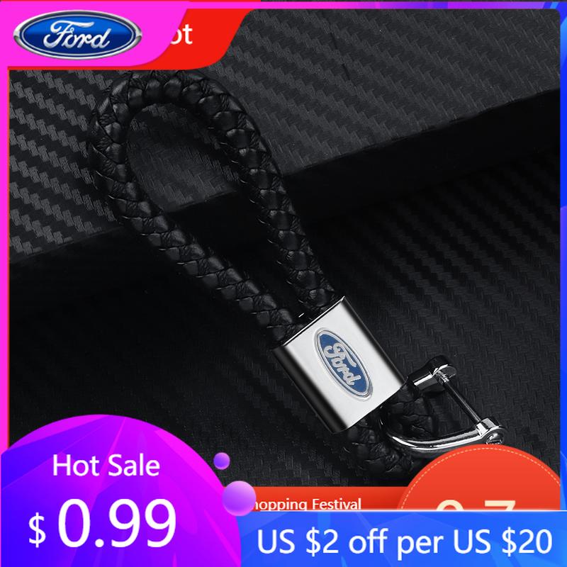 Car Sticker 2025 Hot New Car Styling Keychain Key Chain Pendants Auto Interior Decoration For Ford Focus 2 3 4 Mondeo Fiesta Eco