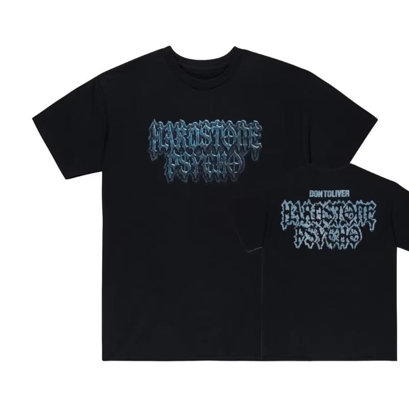 Don toliver Hardstone Psycho album graphic 100cotton unisex shirt Summer Oneck Mens Y2k Hip Hop Short Sleeve Tshirt fan gift