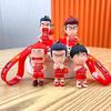 Slam Dunk Anime Keychains Sakuragi Hanamichi Cute Pendant Keyrings Ornaments Accessories Jewelry for Birthday Gifts