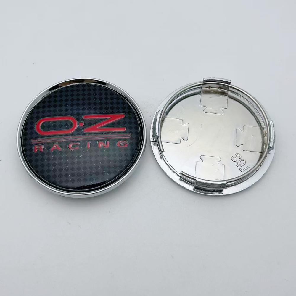 4pcs 63mm 58mm OZ O.Z Racing Logo Emblem Badge Car Wheel Center Cap Wheel Hubcap Rims Dust Cover M592 Car Styling Accessories