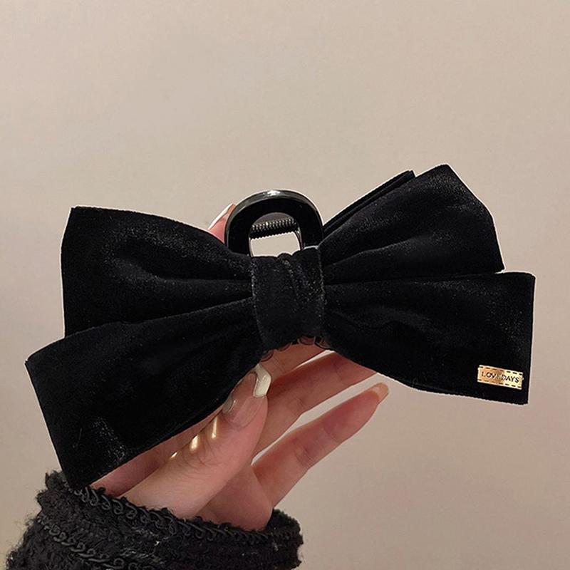 Большой бант для волос коготь нескользящий зажим для волос с сильной фиксацией модные аксессуары для волос для женщин и девочек