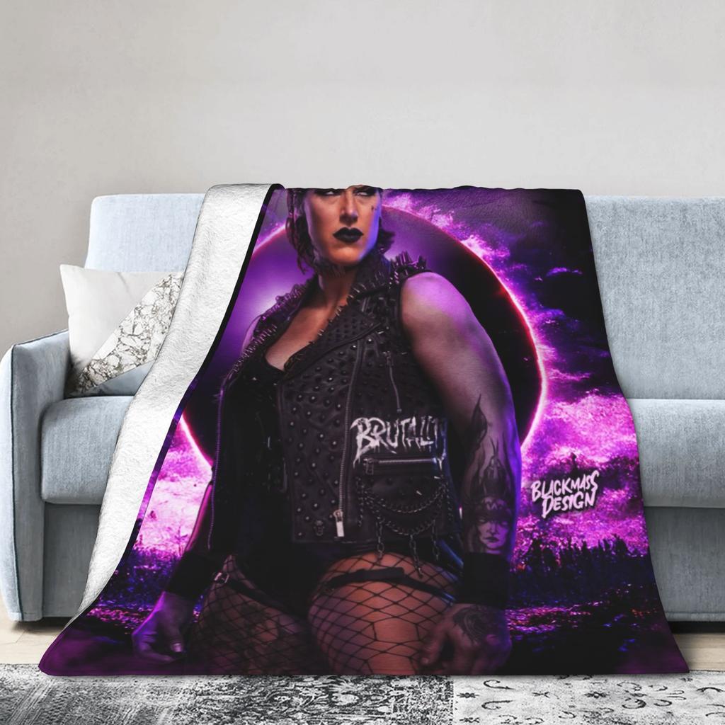 Теплое Мягкое ОдеялоДетское Одеяло для Путешествий на Самолете Rhea Ripley Мультяшное Искусство Плед Фланелевое Покрывало для Спальни Пушистое Покрывало для Дивана-Кровати