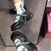 New Velcro Mary Jane women's shoes 2026 spring platform heightening black sports sandals ballet light mouth single shoes