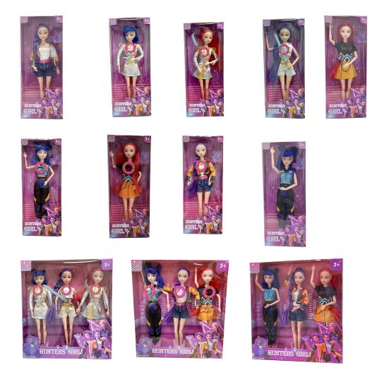 Виниловая фигурка Vinyl Hunters Girl Аниме Фильм Девушка Идол Экшн-фигурка с подвижными суставами Коллекционная Игрушка для ролевых игр Подарок для девочек