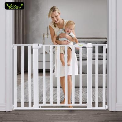 Ycozy BabySafe Детские ворота Лестница Инновационные защитные ворота Дети Ворота для домашних животных Автоматически закрывающиеся детские ворота Детское ограждение Натяжной тип Детское ограждение с