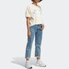 adidas Originals Sakura Limited Edition SS23 Повседневная футболка с цветочным принтом логотипа и круглым вырезом с короткими рукавами Женские топы Молочно-белый IP3751