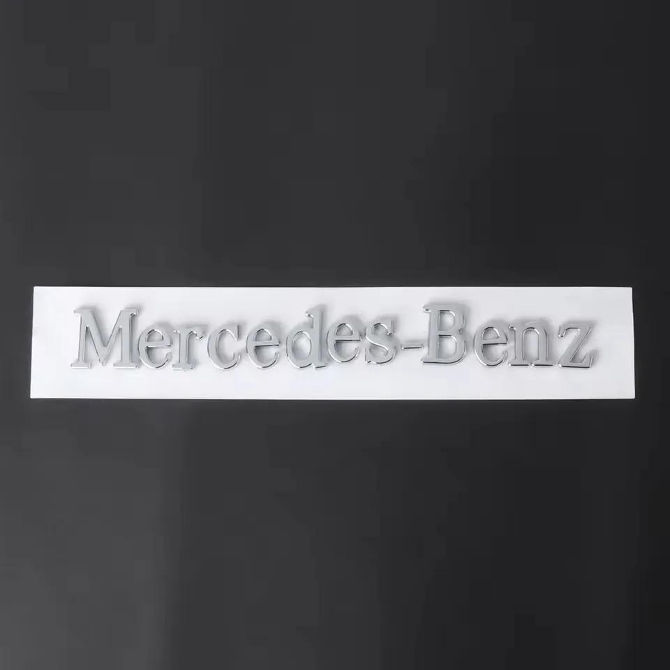 1pcs Car Badge Rear Trunk Body Sticker Emblem Decoration For Mercedes Benz AMG W108 W124 W126 W140 W205 W201 ZSY5