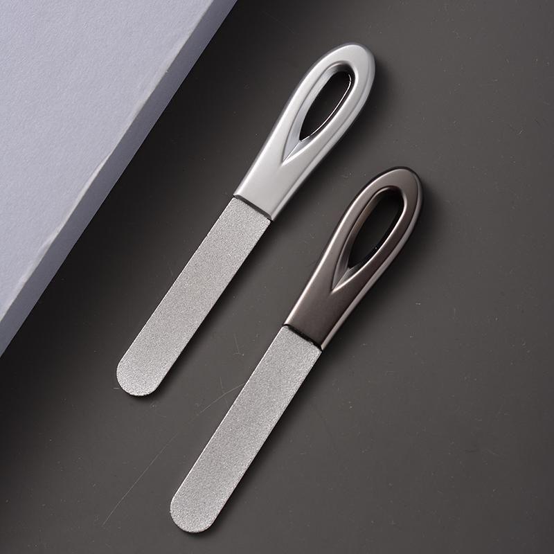 Пилочка для ногтей из нержавеющей стали, шлифовальная полоска, специальная шлифовальная полоска для дизайна ногтей