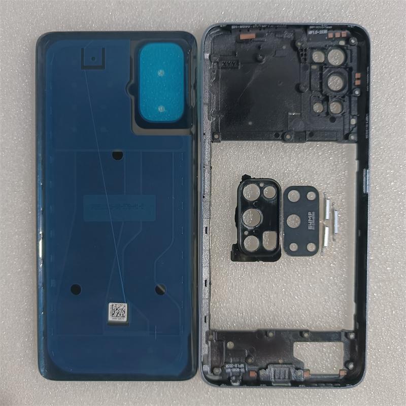 Для телефона Realme 7 Pro Корпус Средняя Рамка+Крышка Аккумулятора Задняя С Линзой Камеры Запчасти для Ремонта