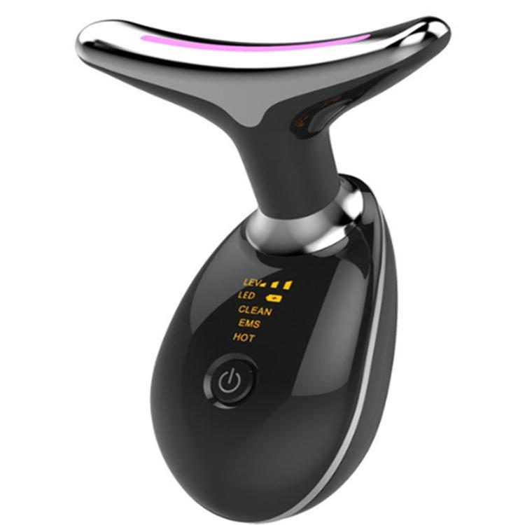 Цветовой световой ввод Инструмент для ухода за шеей Уменьшение морщин на шее Лифтинг Инструмент для омоложения кожи Уход за шеей Косметический инструмент