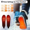 App Control Smart Heated Insoles Foot Warming Pad For Winter Camping Outdoor Ski Adjustable Temperature Feet Heating Shoe Pads