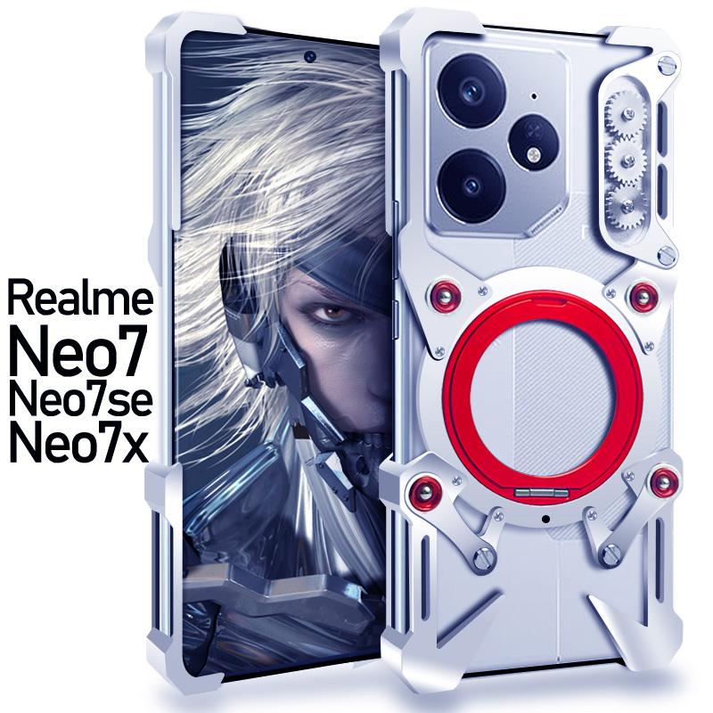 Luxury New Thor Heavy Duty Armor Metal Aluminum Phone Case For Realme GT 7 6 5 7T Pro SE NEO6 Cover Back Fundas Coques Bumper