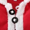 Christmas Santa Claus Cosplay Costumes Baby Boys Girls 4PCS Outfits Clothes for 0-7 Years