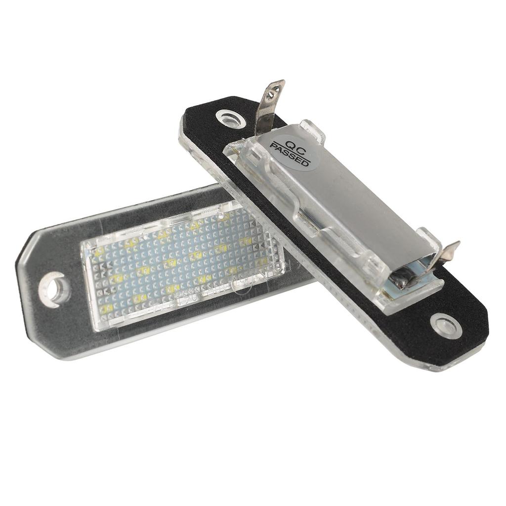 2Pcs Error Free White LED License Plate Light Number Plate Lamp For VW Transporter T5 2003-2015 T6 For Caddy 2004-2017