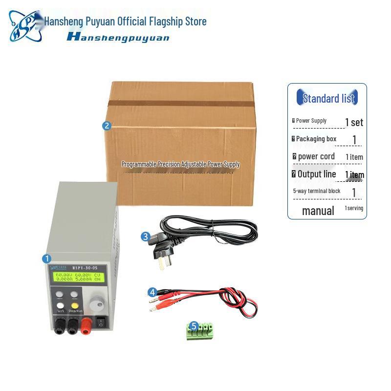 Hancheng Puyuan Programmable Adjustable DC Power Supply 30V/5A, 60V/2A, 120V/1A, 200V/1A