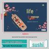 Reusable A3 Disposable Sushi Tableware Mats - Oil-Absorbing Paper Trays for Japanese Cuisine