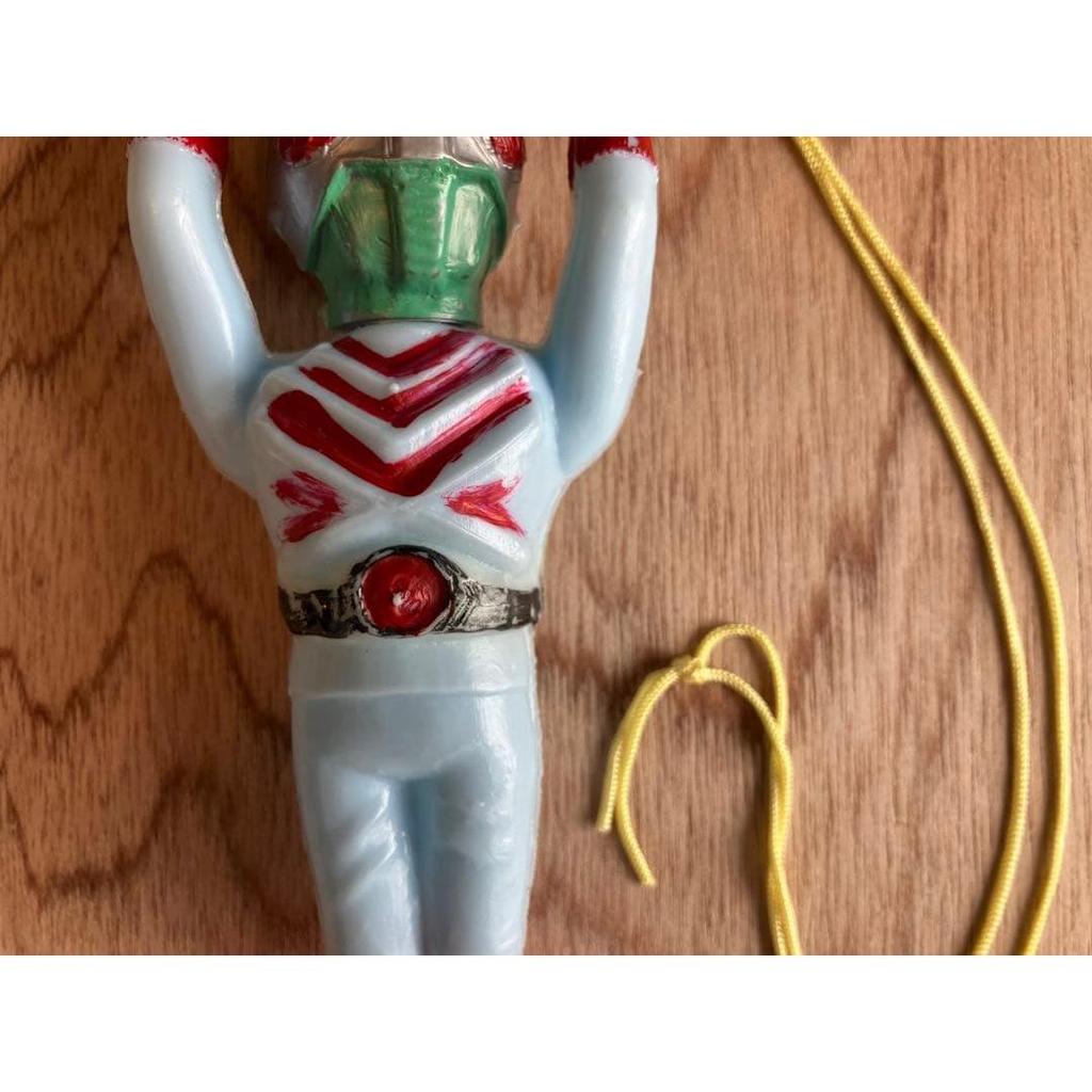 Used Peppermint Pipe Soft Vinyl Kamen Rider X (X) Original Rare Item Showa Retro