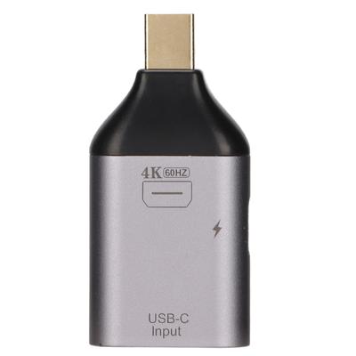 4K 60 Гц USB C Female to Mini Displayport Male адаптер-конвертер и адаптер питания PD для мобильных устройств