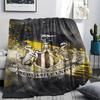 1Pc Newcastle United Print Flannel Blanket High Quality Warm Comfortable Cover for All Seasons Perfect for Gifts Home Decor