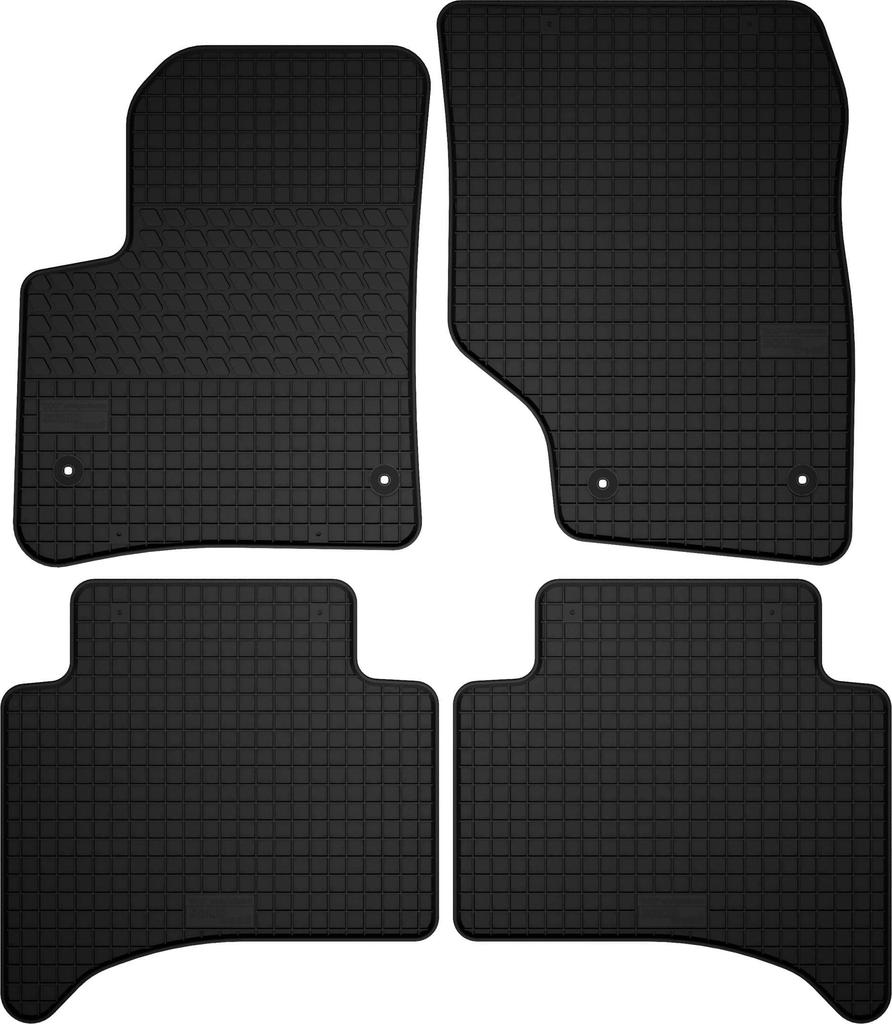 set of rubber mats for: Volkswagen Touareg I SUV (from 2002 to 2010)