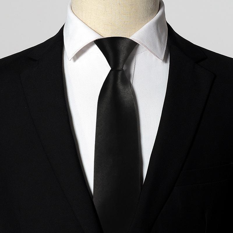 Lazy Zipper Tie Men's Formal Business Professional Easy Pull 8c Suit Blue Groom Wedding