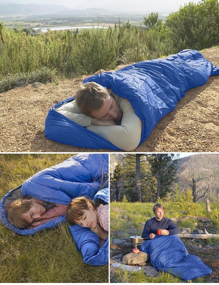 Portable 1.3kg Camping Sleeping Bag Outdoor Waterproof 3 Season Lower 5℃ for Adults & Kids Backpacking Hiking Travel