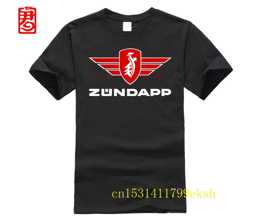New Arrival Men Fashion Summer Style High Quality Mens Tshirt Zundapp Motorcycles Men Hip Hop Cool Streetwear Brand Clothing
