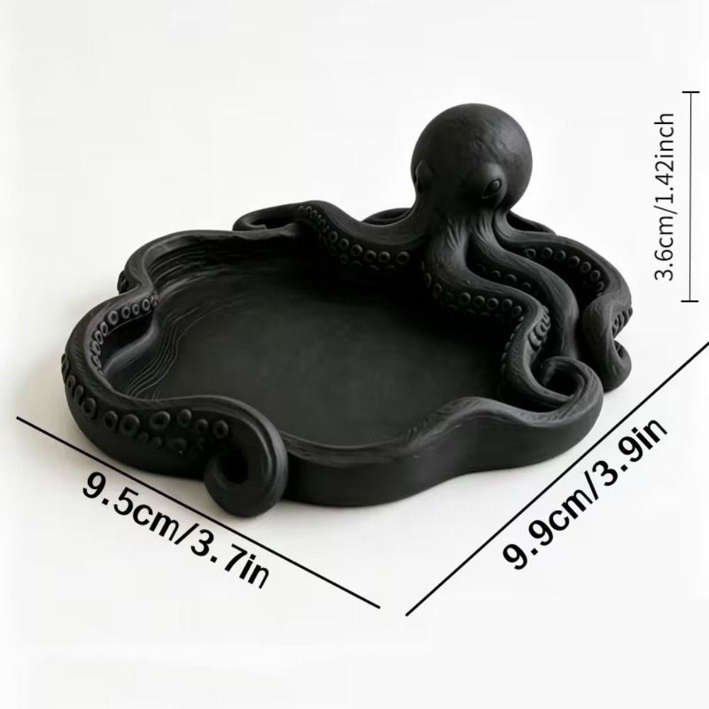 Octopus Shape Jewelry Storage Tray Creative Necklace Display Plate Bracelets Organizer Gift