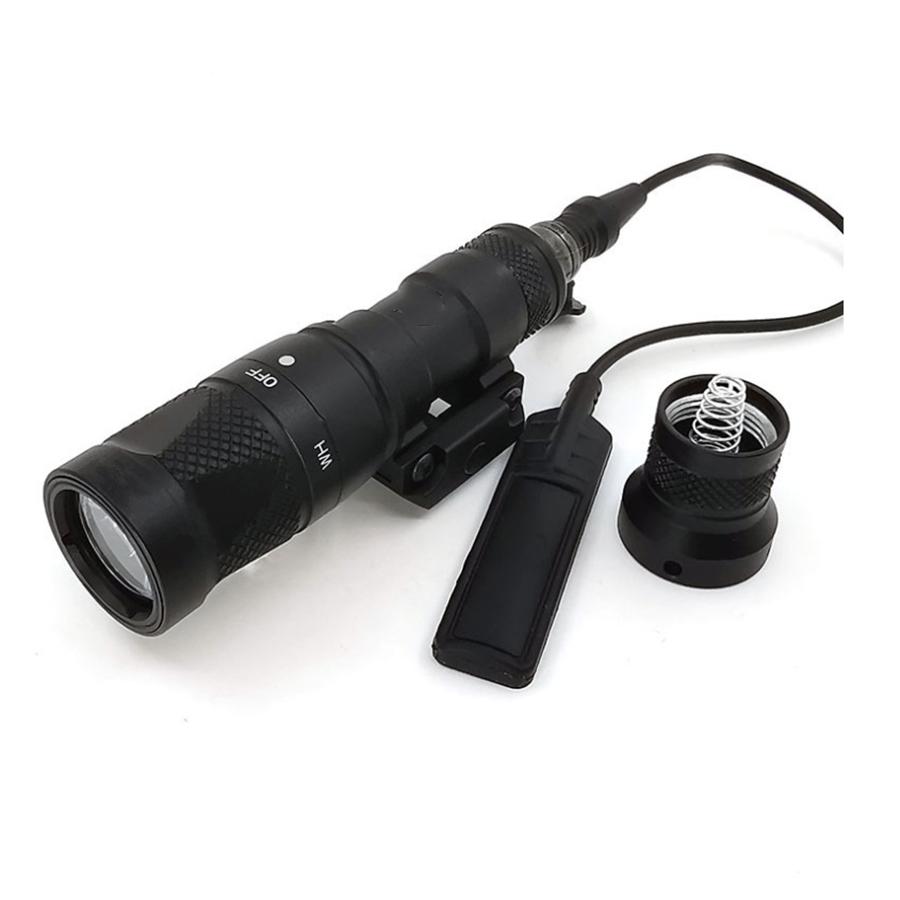 1PC 140 Lumens Black M300V Scout Weapon Light 140 Lumens Mini LED With Flash