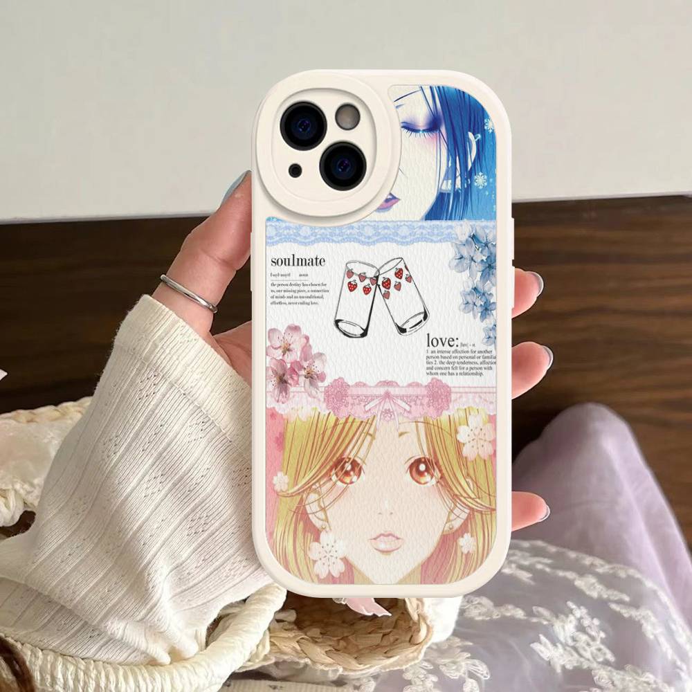 Anime Cool Nana Osaki Phone Case For iPhone 16 15 14 13 12 11 Pro Max Plus Shockproof Leather Cover