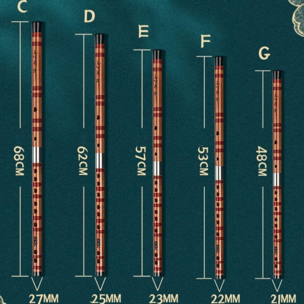 Chinese Bamboo Flute Key C D E F G Handmade Bamboo Flute Traditional Flute Beginners