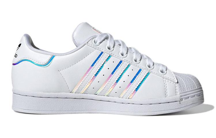 adidas Originals J Повседневные Нескользящие Износостойкие Низкие Детские Скейтбордические Кроссовки Белые GV8899