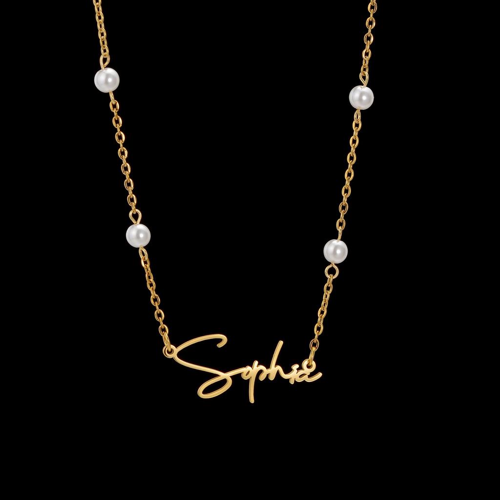 Atoztide Custom Name Necklace for Women Stainless Steel Jewelry Nameplate Choker Twisted Chain Personalized Birthday Gift