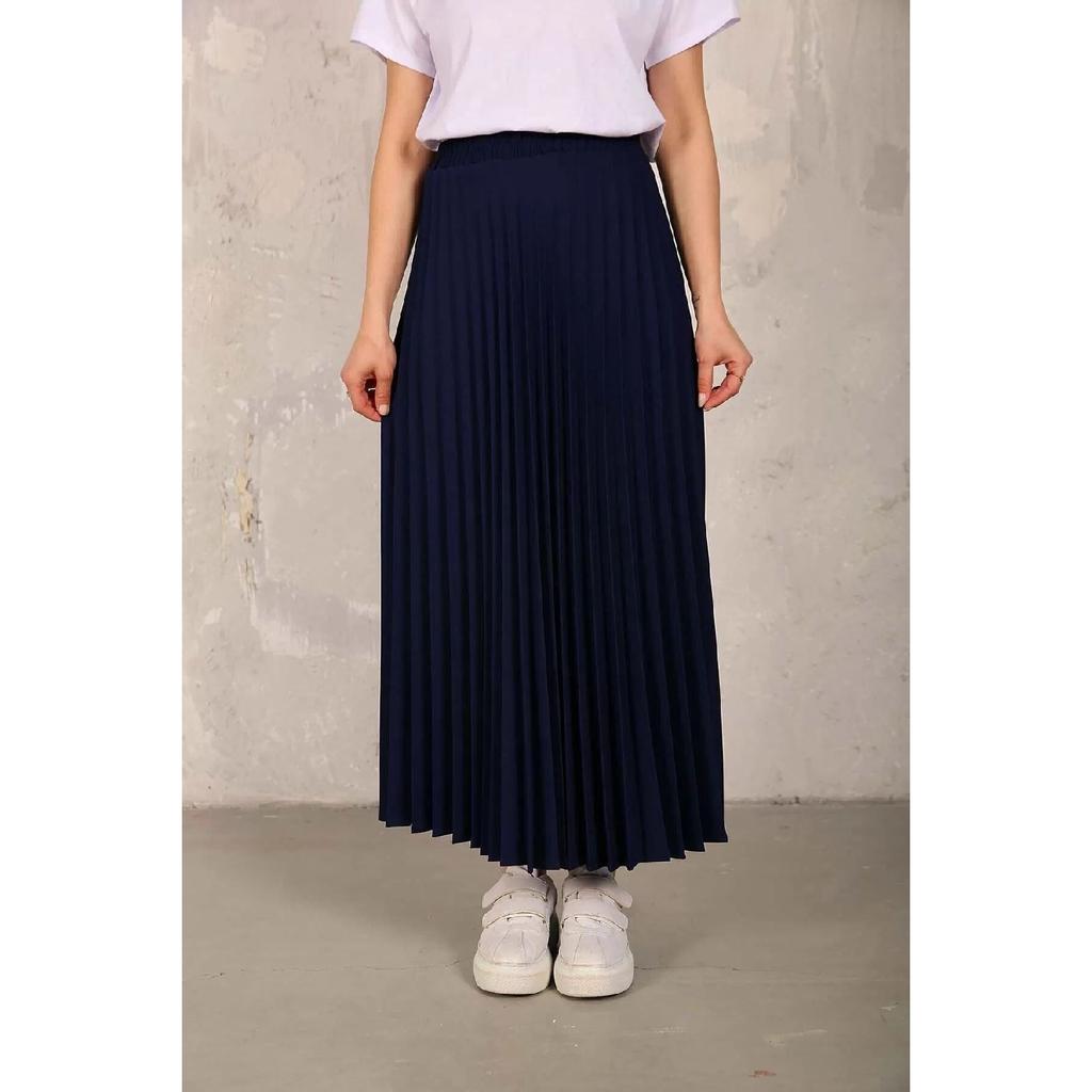 Плиссированная Юбка 32-9001 Серый