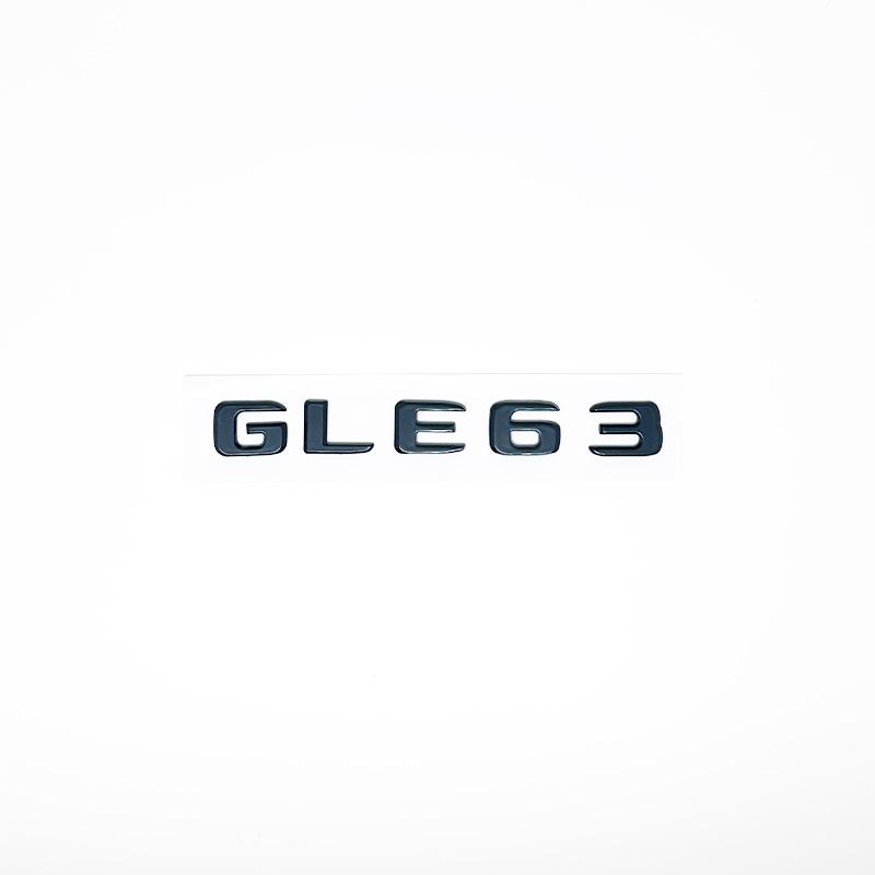 EANDL1 2017 Letters GLE43 GLE53 GLE63 GLE63S V8 Biturbo 4matic+ Emblem for Mercedes Benz AMG Car Side Trunk Rear W166 W167 Logo Sticke