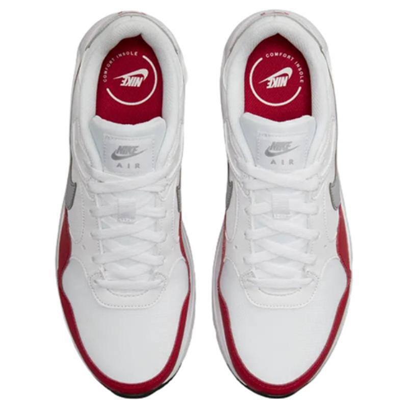 Nike Кроссовки Air Max Sc Белые Университетский Красный Волчий Серый Повседневная Обувь CW4555-107