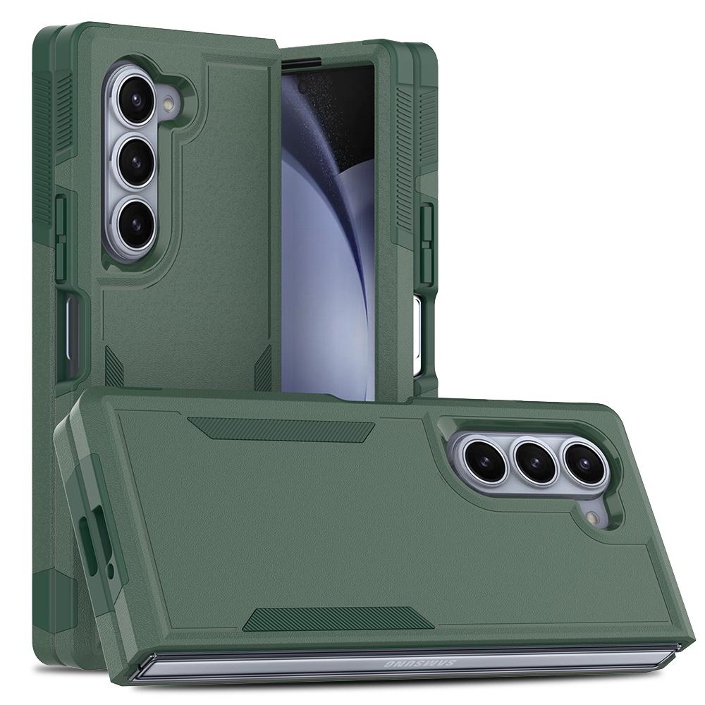 Бронированный противоударный чехол-защита Defender для Samsung Galaxy Z Fold 6 Fold 5 Fold 4, Гибридный ударопрочный защитный чехол из ПК+ТПУ