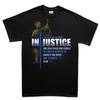 Justice Pure Cotton TShirt Grunge Streetwear Unisexs Fitness Muscle Black Navy Blue White
