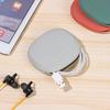 Headphone Storage Box Silicone Earphone Data Cable U Disk Organizer Cute Coins Purse Case Bag Home Travel Business Trip