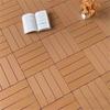 PVC Garden Flooring Sheets 30x30cm Wood Flooring Outdoor Floor Decking Tiles For Balcony Backyard