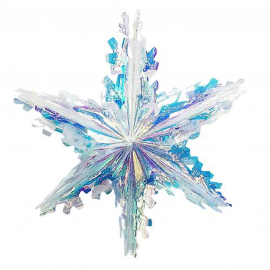 Принадлежности Неоновая пленка Снежинки Подвесные шары Голографический Снежный шар Домашний декор Рождественские украшения