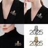 Elegant 2025 Snake Brooch Adornment Trendy 2025 Snake Year Brooch Sparkling Rhinestones Lapel Pin for Fashion Lovers