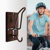 Steel Wall Mount Rack Multi-functional Helmet Hook Helmet Hanger  Living Room Display