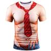 Muscle 3d Print T Shirt For Men Funny Chest Hair Muscle Ugly Tee Tops Summer Short Sleeve Causal Men's Tshirts Streetwear