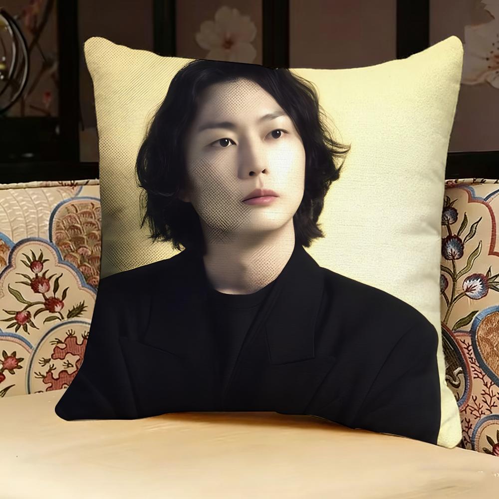 Roh J-Jae-won Наволочка для подушки, Двусторонняя печать, Подушка для дивана, Подушка для изголовья кровати