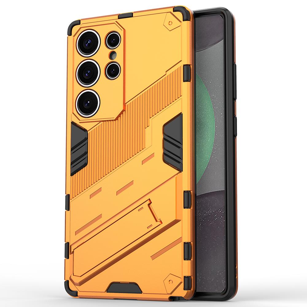 Чехол для Samsung Galaxy S25 Ultra из ПК+ТПУ, противоударный чехол для телефона с подставкой