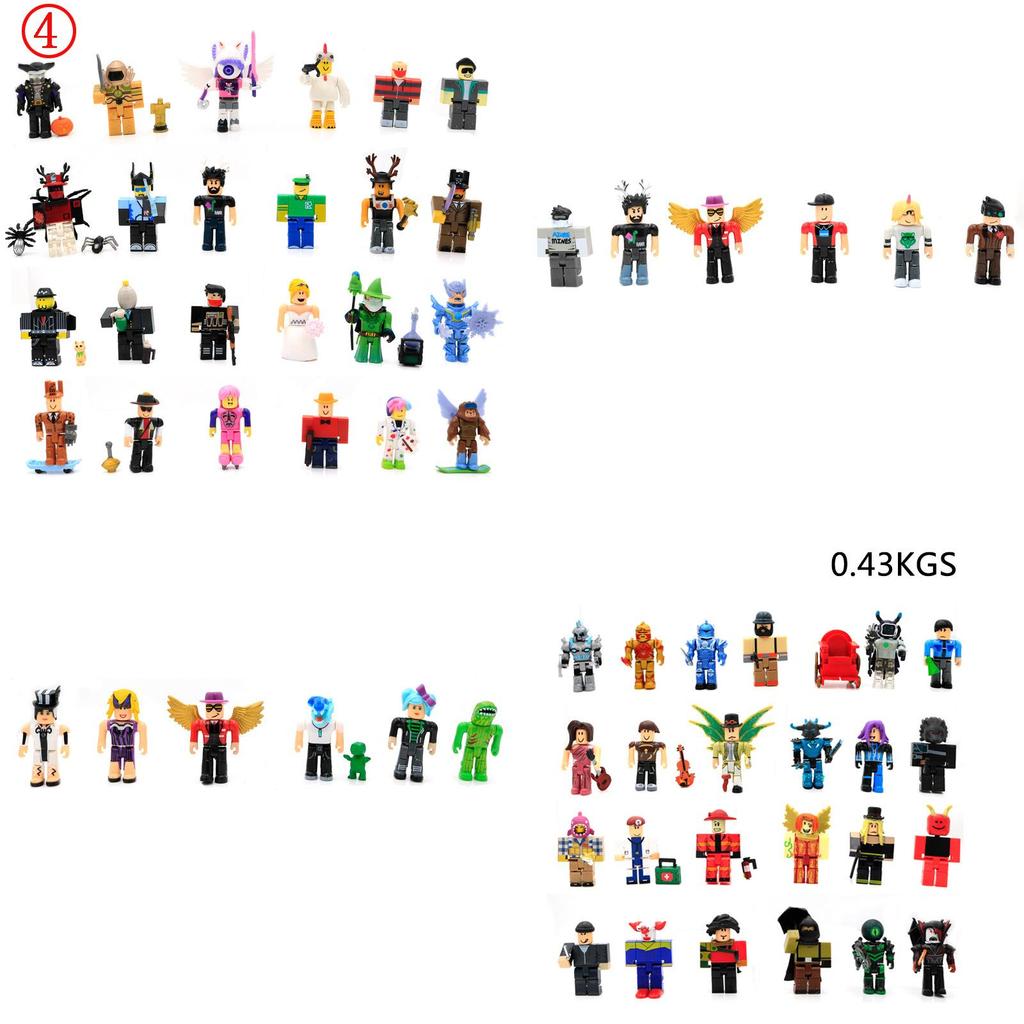 Яркий набор из 24 фигурок персонажей игр Roblox. Идеально подходит в качестве подарка для детей.